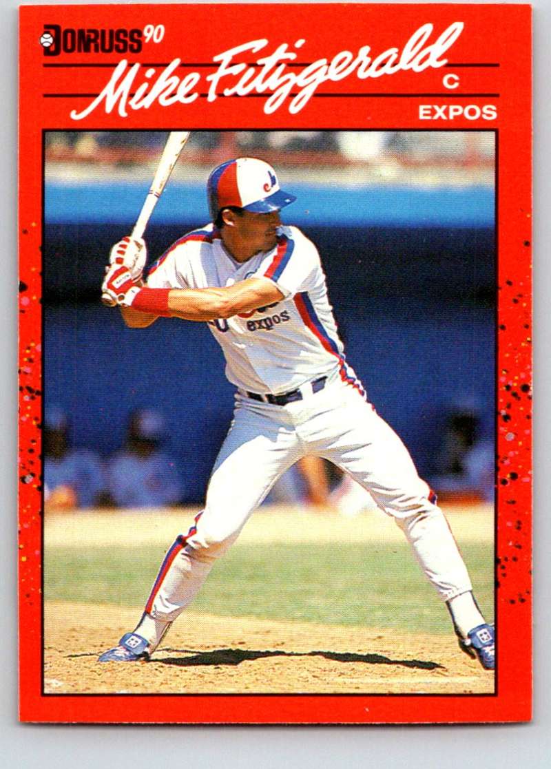 1990 Donruss #392 Mike Fitzgerald Mint Image 1
