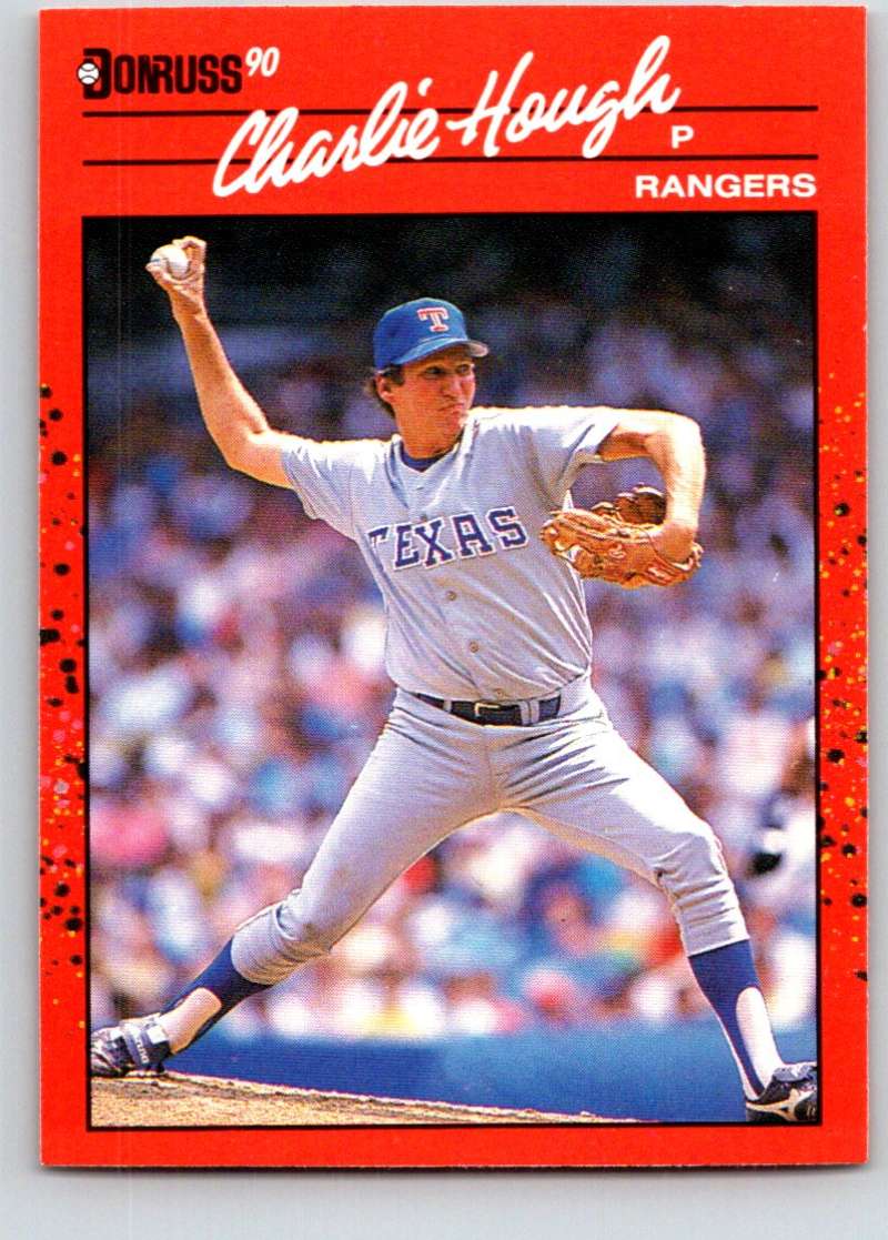 1990 Donruss #411 Charlie Hough Mint Image 1