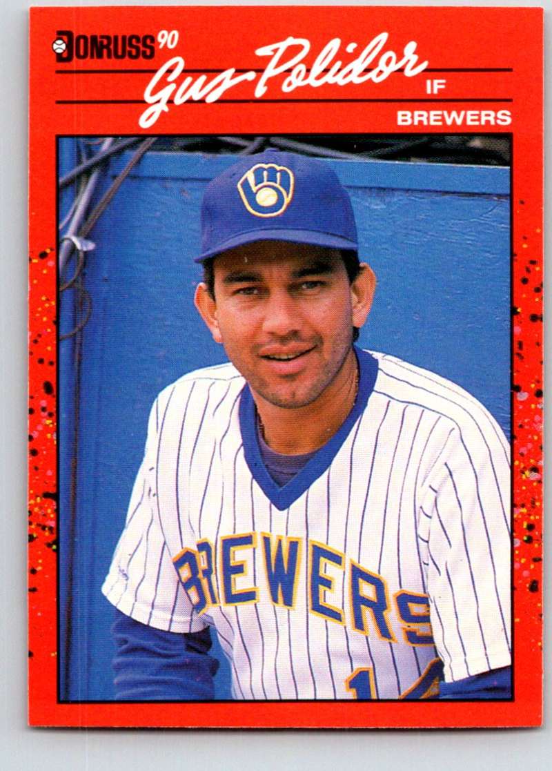 1990 Donruss #412 Gus Polidor Mint Image 1