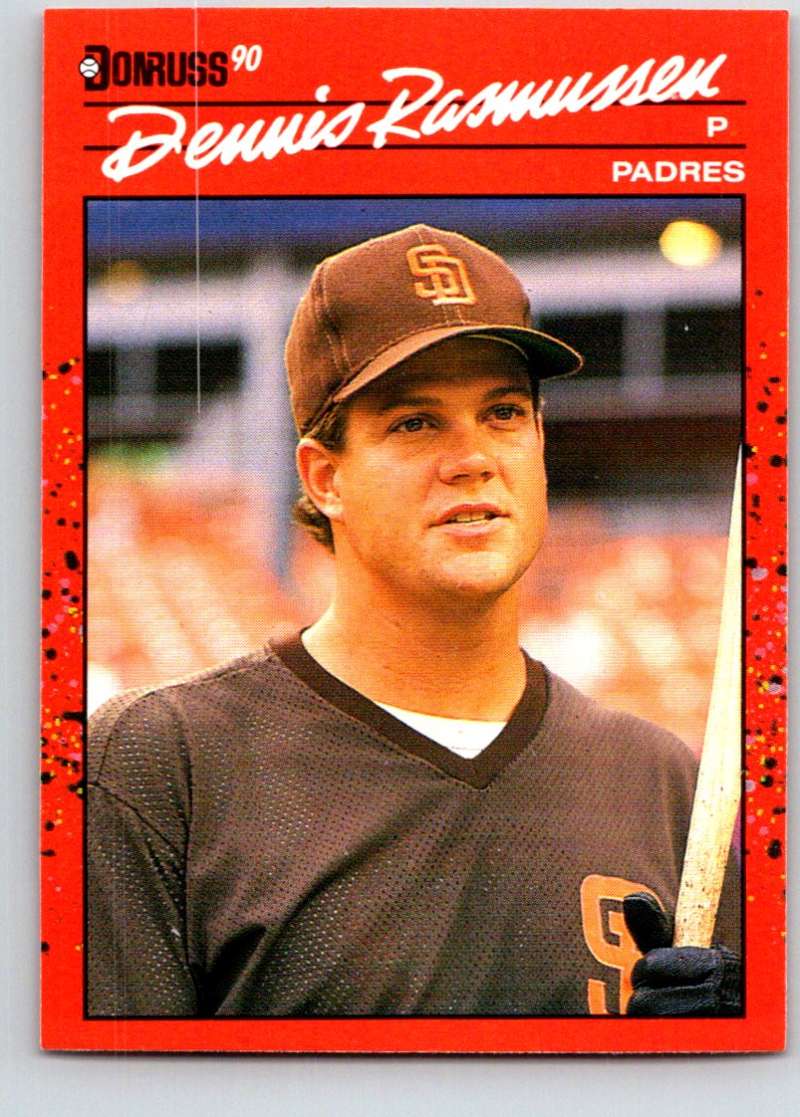 1990 Donruss #420 Dennis Rasmussen Mint Image 1