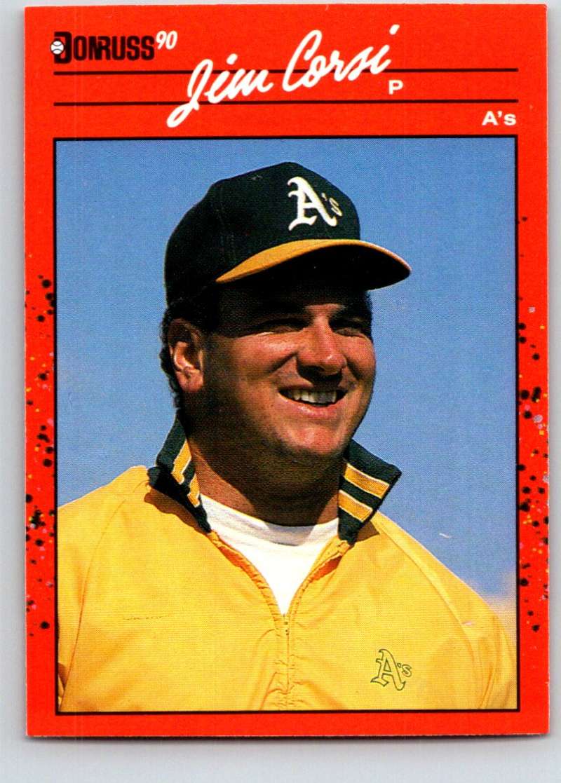 1990 Donruss #422 Jim Corsi Mint Image 1