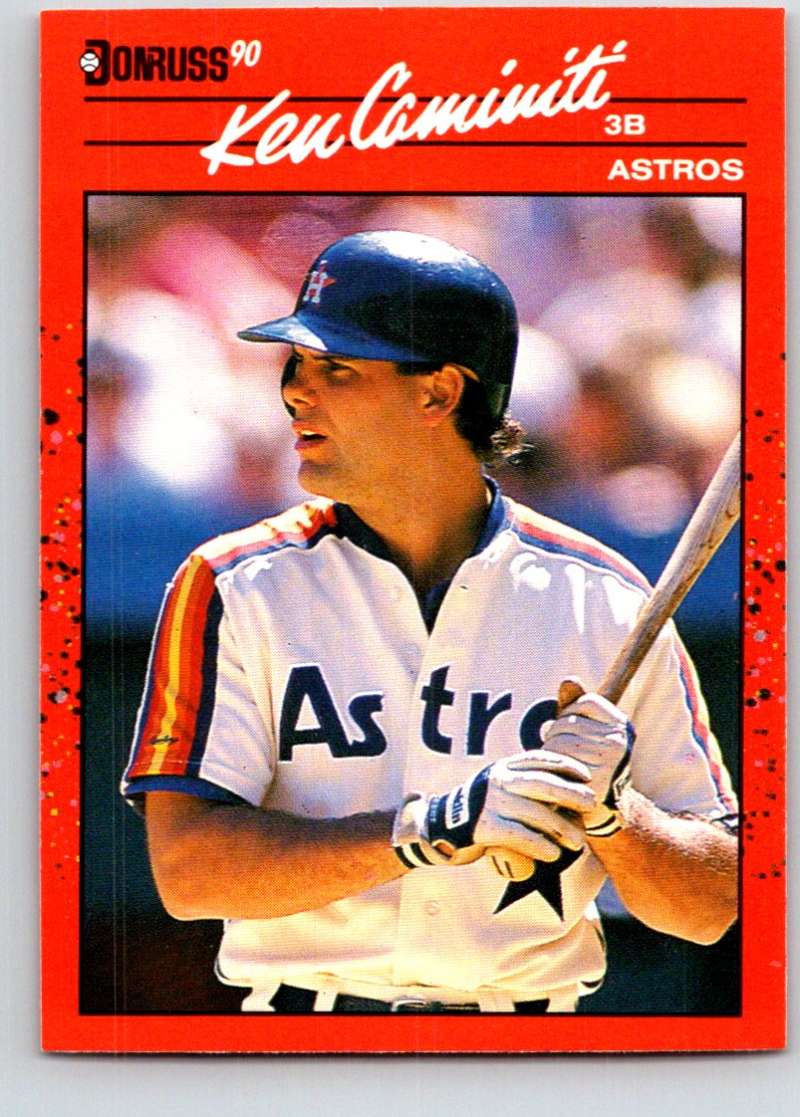 1990 Donruss #424 Ken Caminiti Mint Image 1