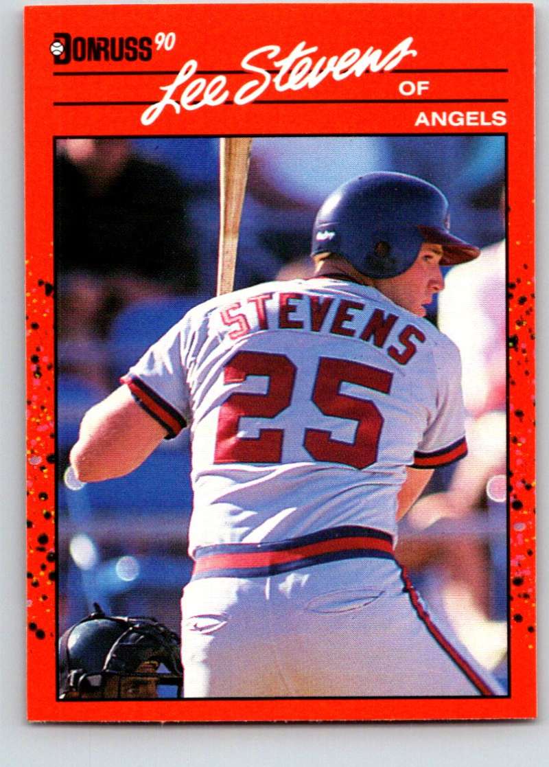 1990 Donruss #449 Lee Stevens Mint RC Rookie Image 1
