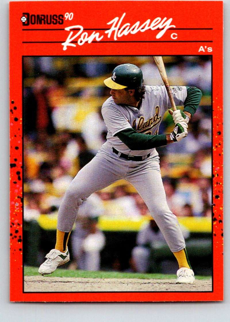 1990 Donruss #450 Ron Hassey Mint Image 1