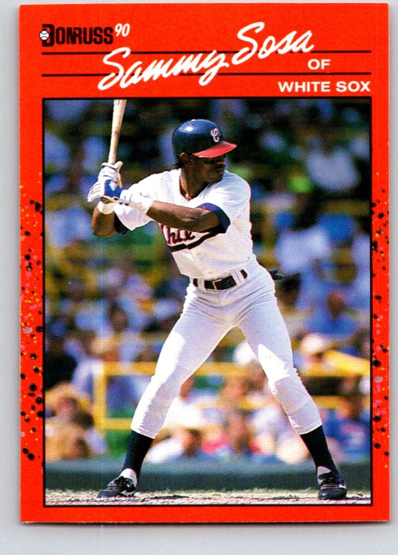 1990 Donruss #489 Sammy Sosa Mint RC Rookie Image 1
