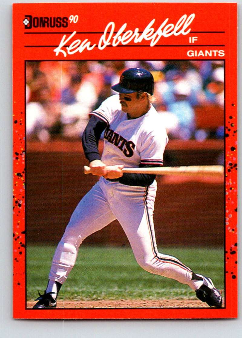 1990 Donruss #494 Ken Oberkfell Mint Image 1