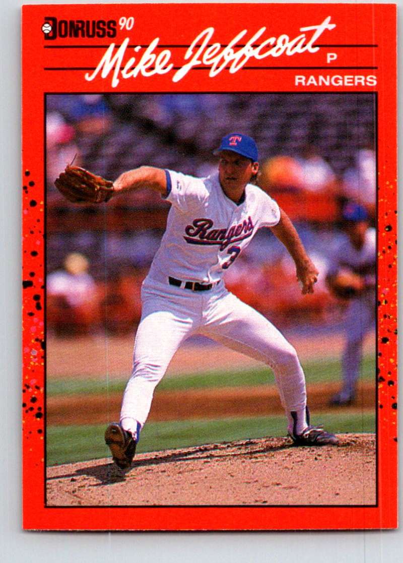 1990 Donruss #521 Mike Jeffcoat Mint Image 1