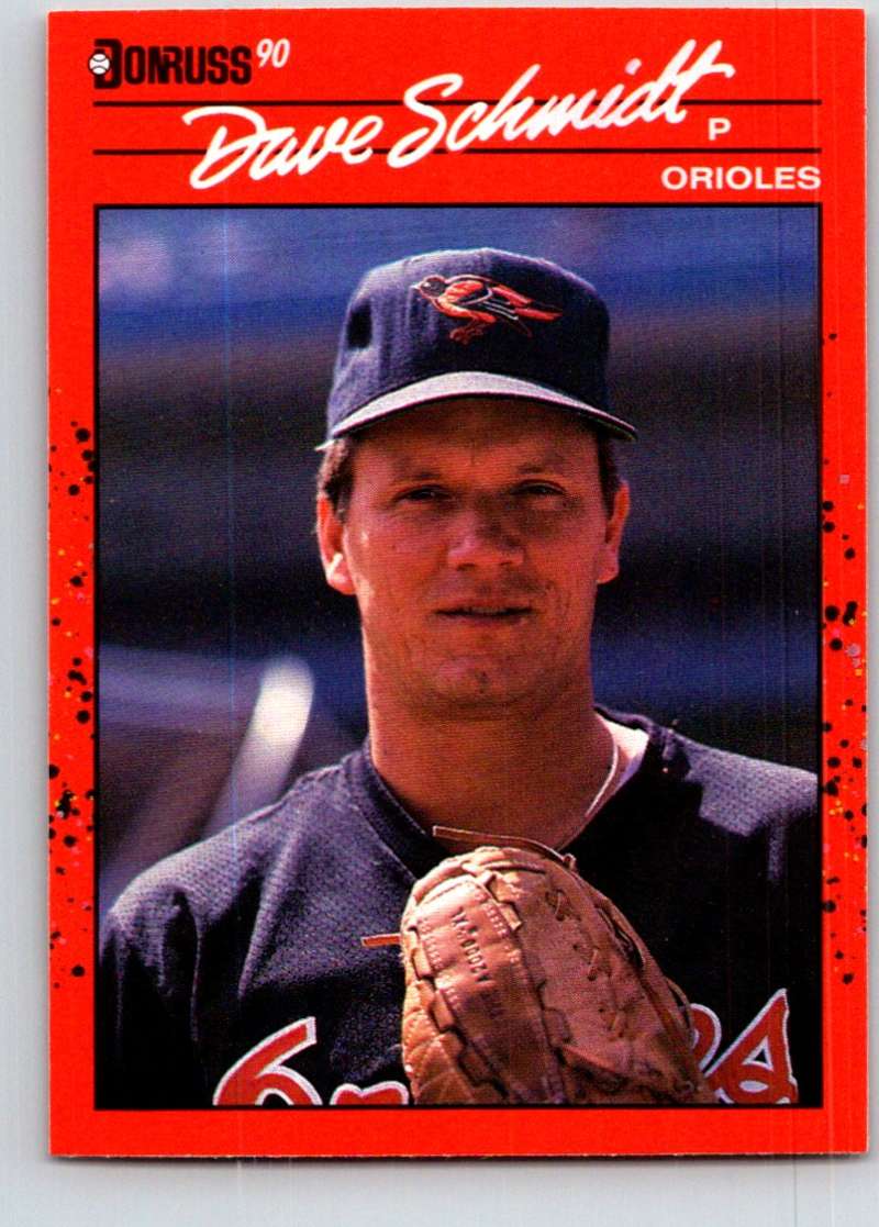 1990 Donruss #524 Dave Schmidt Mint Image 1