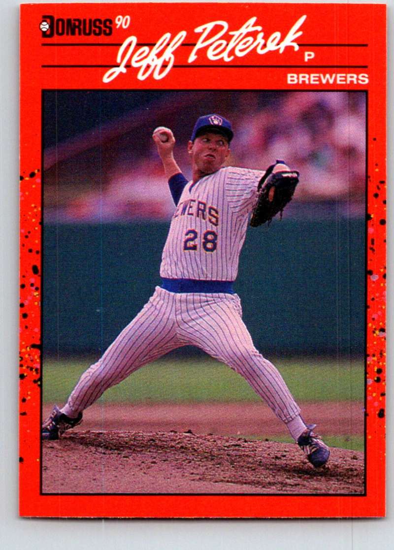 1990 Donruss #530 Jeff Peterek Mint RC Rookie Image 1