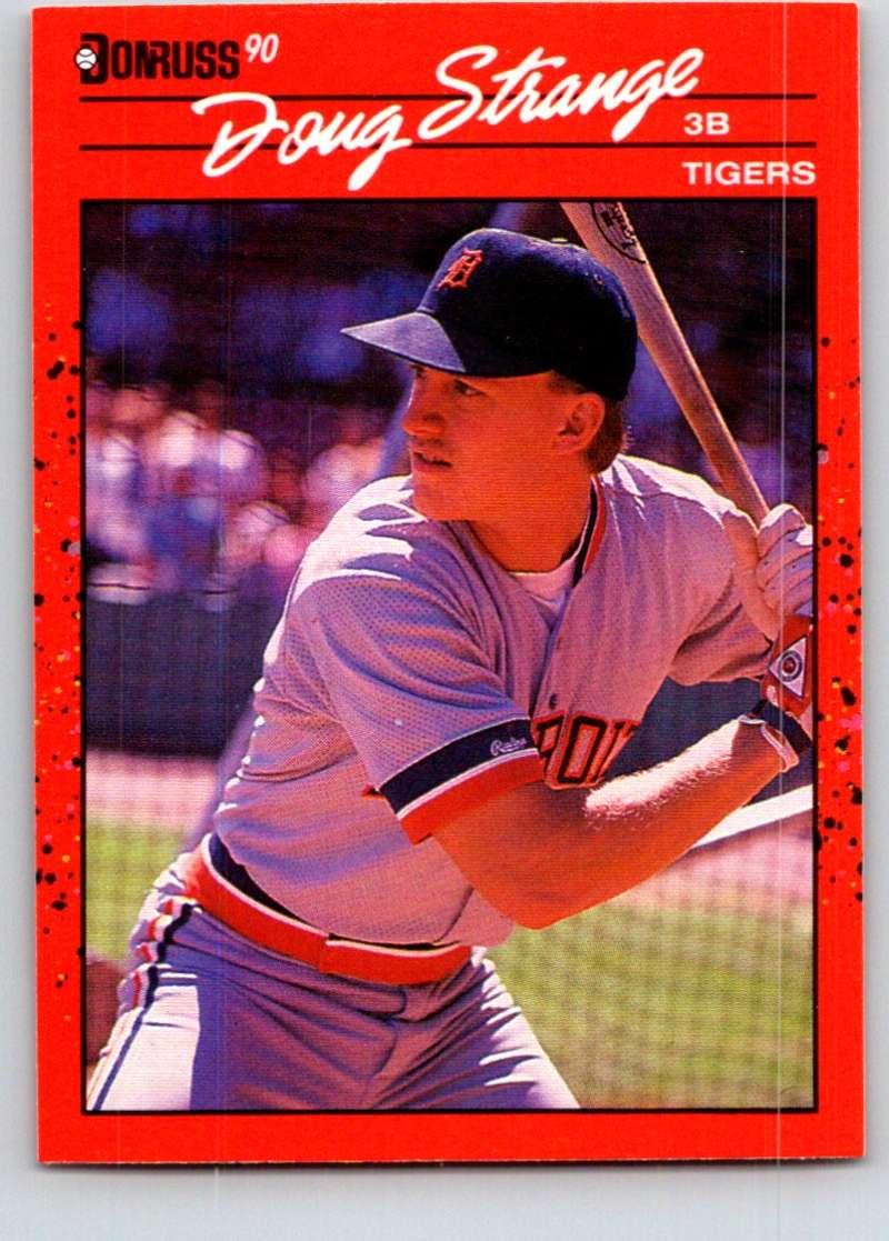 1990 Donruss #535 Doug Strange Mint RC Rookie Image 1