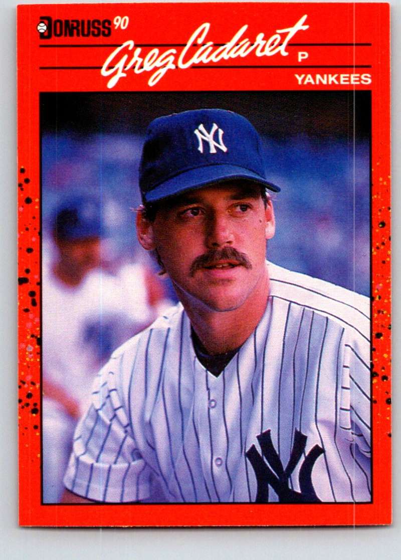 1990 Donruss #545 Greg Cadaret Mint Image 1