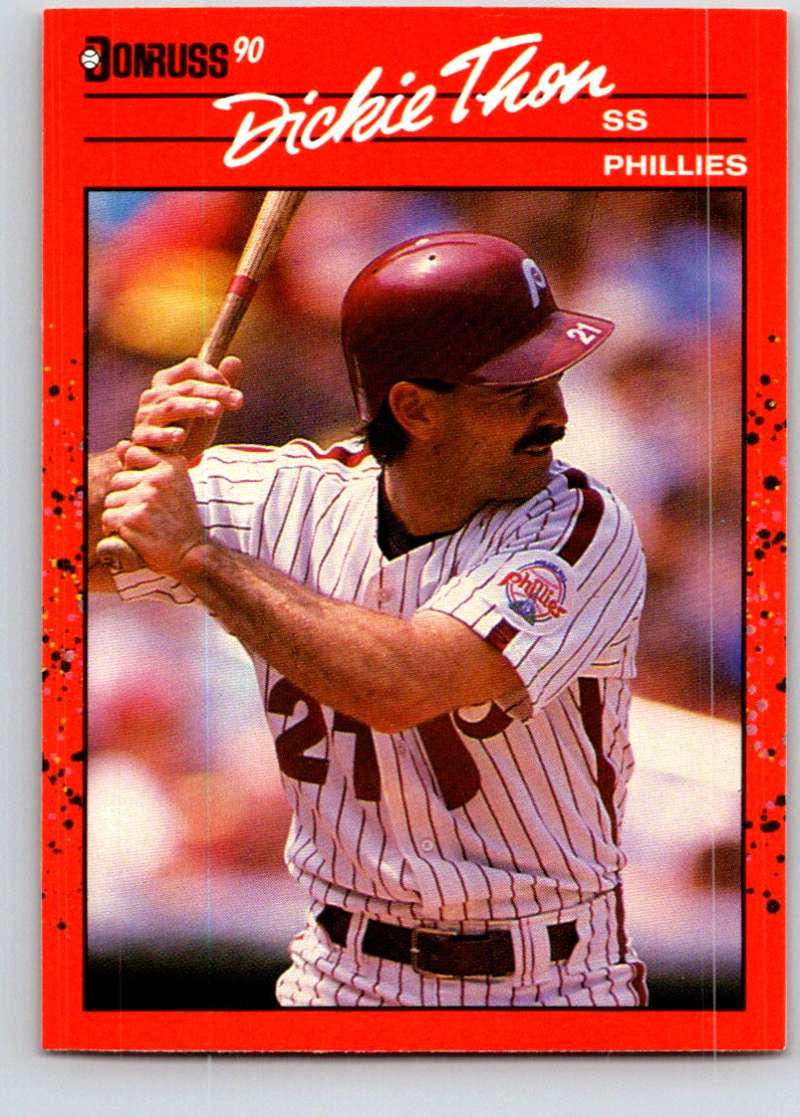 1990 Donruss #549 Dickie Thon Mint Image 1