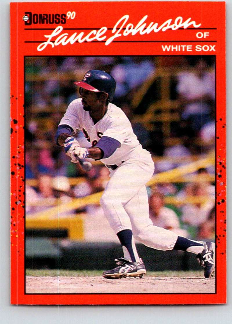 1990 Donruss #573 Lance Johnson Mint Image 1