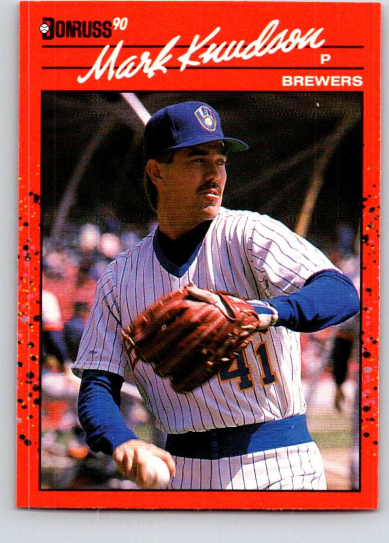 1990 Donruss #575 Mark Knudson Mint Image 1