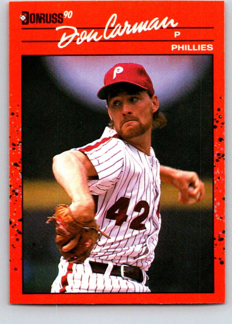 1990 Donruss #604 Don Carman DP Mint Image 1