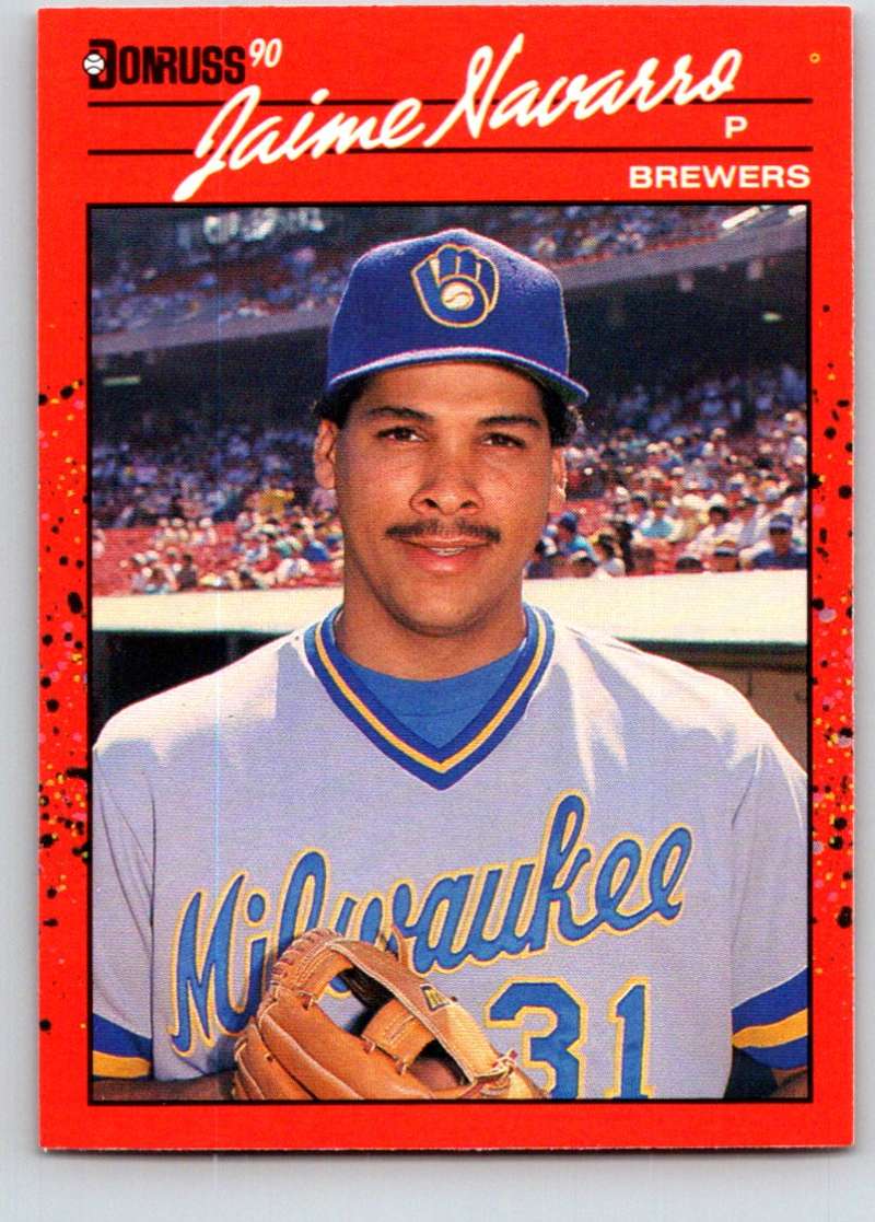 1990 Donruss #640 Jaime Navarro Mint Image 1