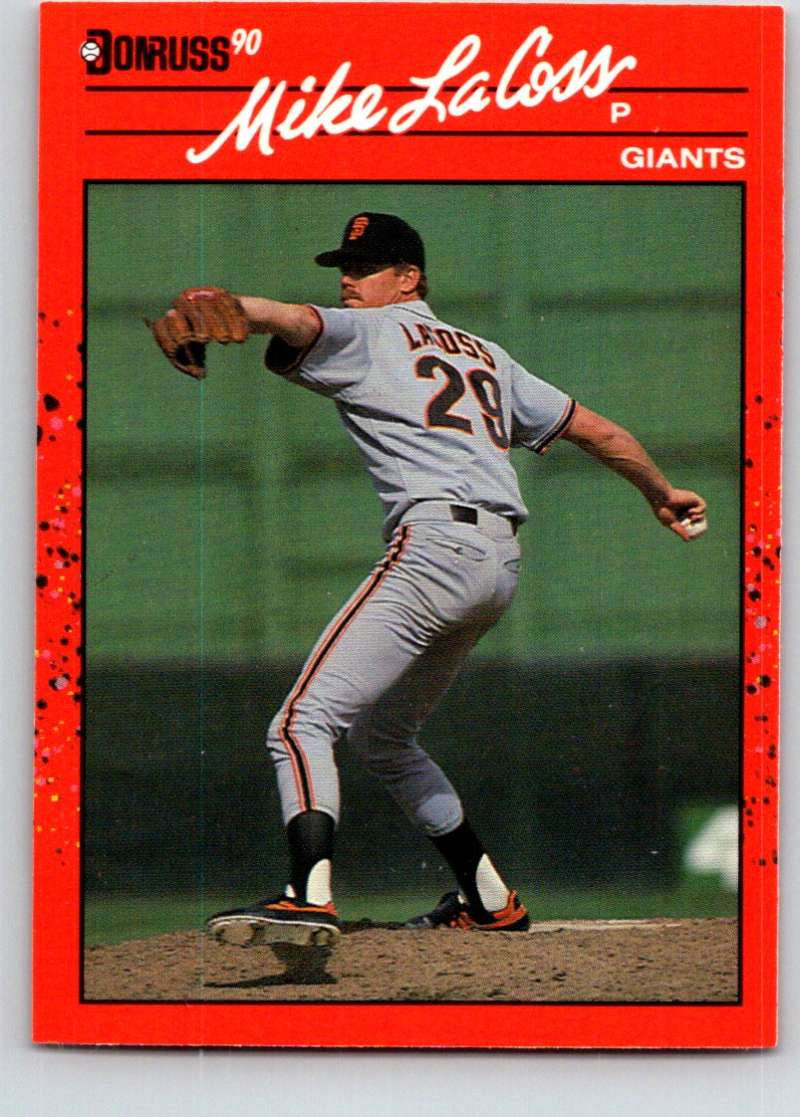 1990 Donruss #652 Mike LaCoss Mint