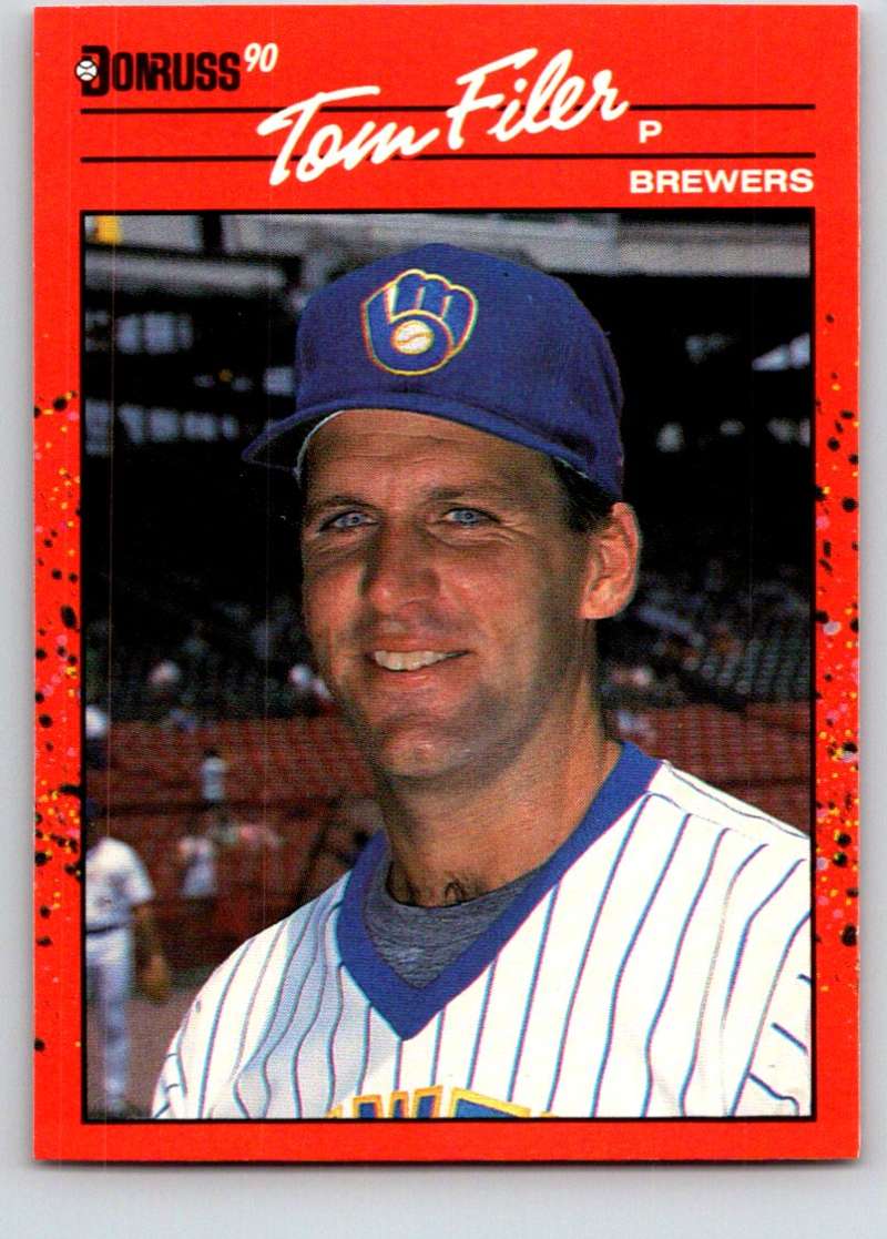 1990 Donruss #687 Tom Filer Mint Image 1
