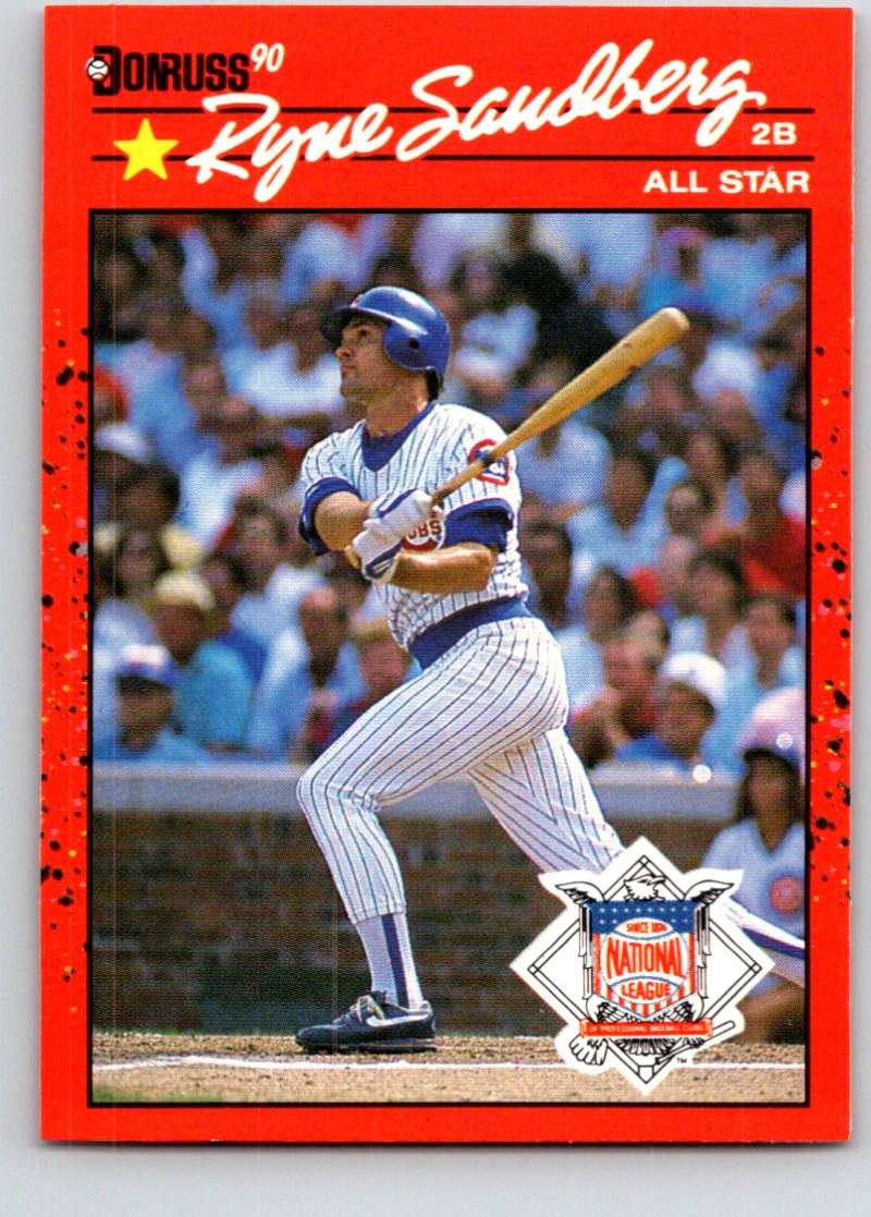 1990 Donruss #692 Ryne Sandberg ERR AS Mint Image 1