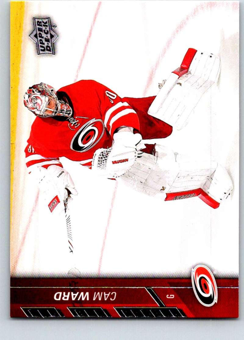 2015-16 Upper Deck #33 Cam Ward Mint Image 1