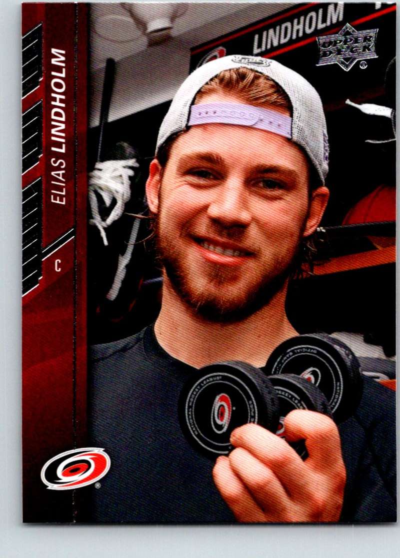 2015-16 Upper Deck #34 Elias Lindholm Mint Image 1