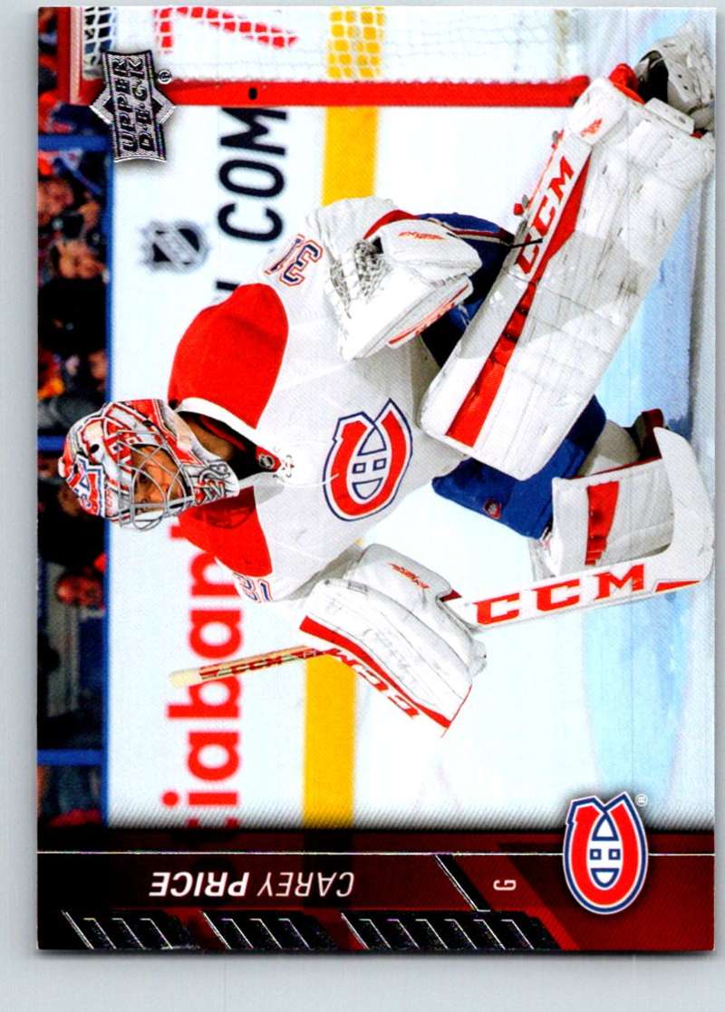 2015-16 Upper Deck #356 Carey Price Mint Image 1