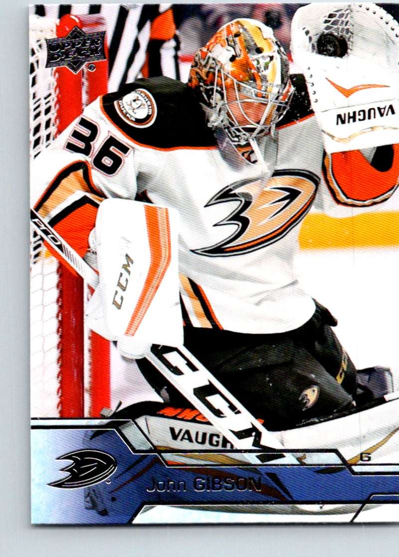 2016-17 Upper Deck #1 John Gibson Mint Image 1