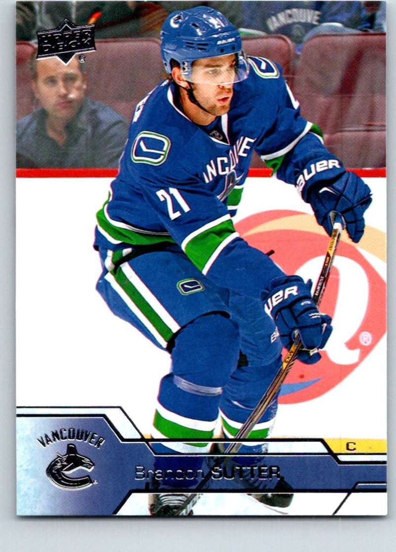 2016-17 Upper Deck #178 Brandon Sutter Mint