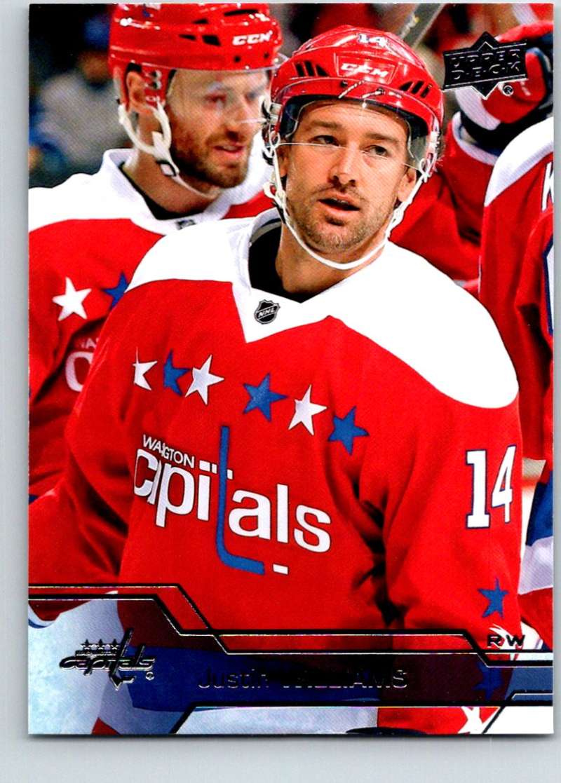 2016-17 Upper Deck #188 Justin Williams Mint Image 1