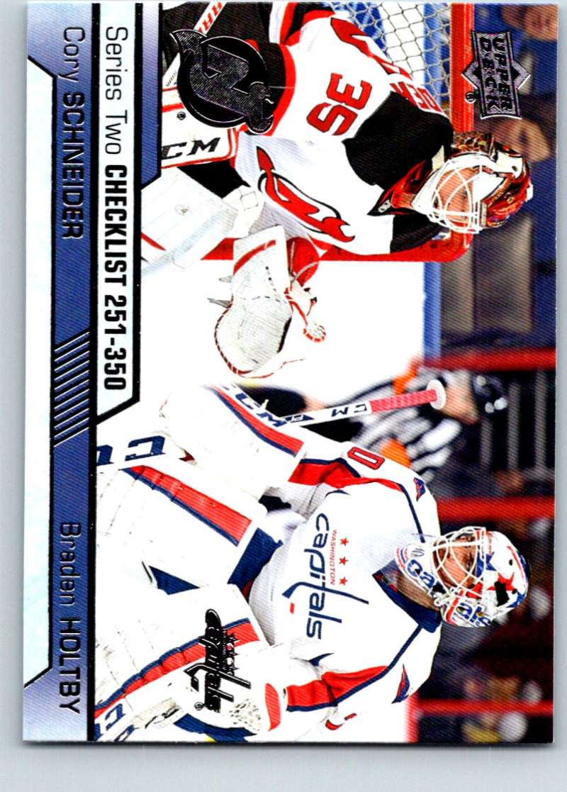 2016-17 Upper Deck #449 Cory Schneider/Braden Holtby CL Mint Image 1