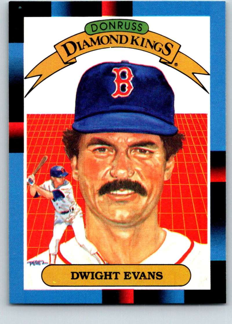 1988 Donruss #16 Dwight Evans DK Mint Image 1