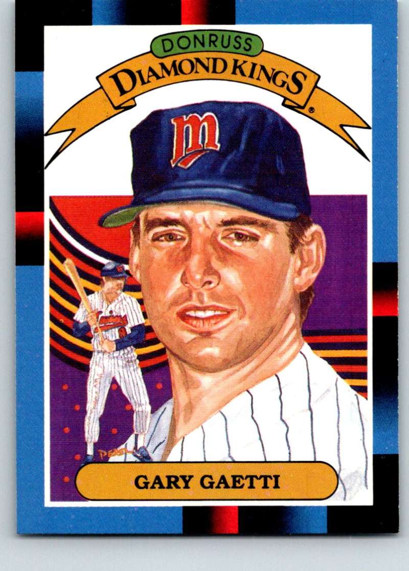 1988 Donruss #19 Gary Gaetti DK Mint Image 1