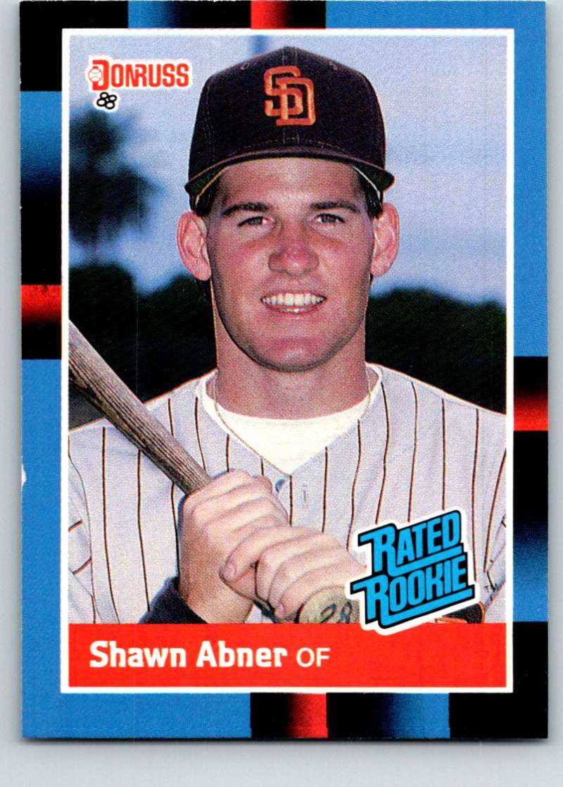 1988 Donruss #33 Shawn Abner Mint Image 1