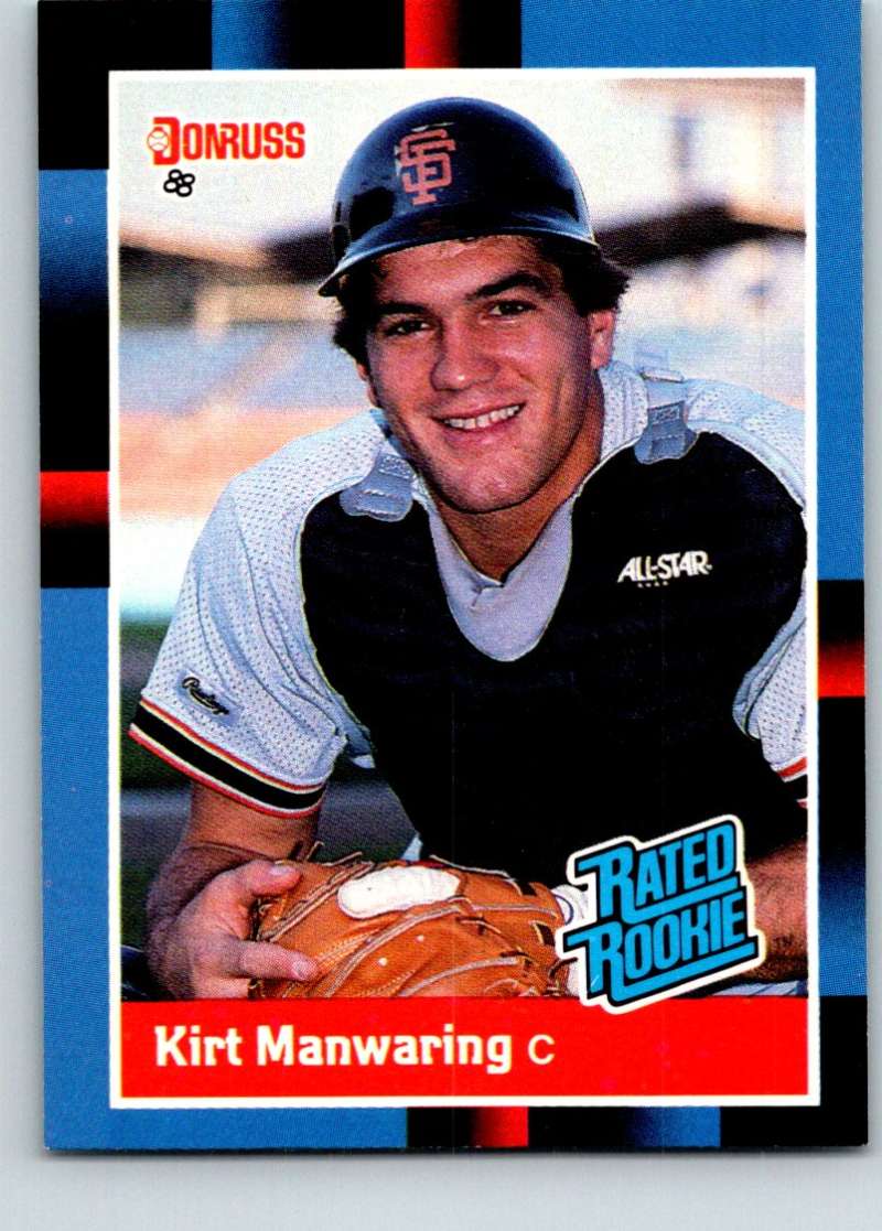 1988 Donruss #39 Kirt Manwaring Mint RC Rookie Image 1