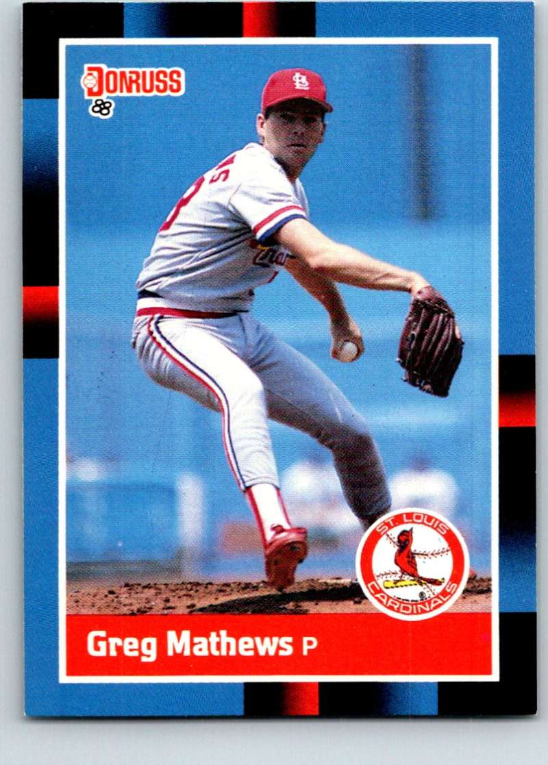 1988 Donruss #84 Greg Mathews Mint Image 1