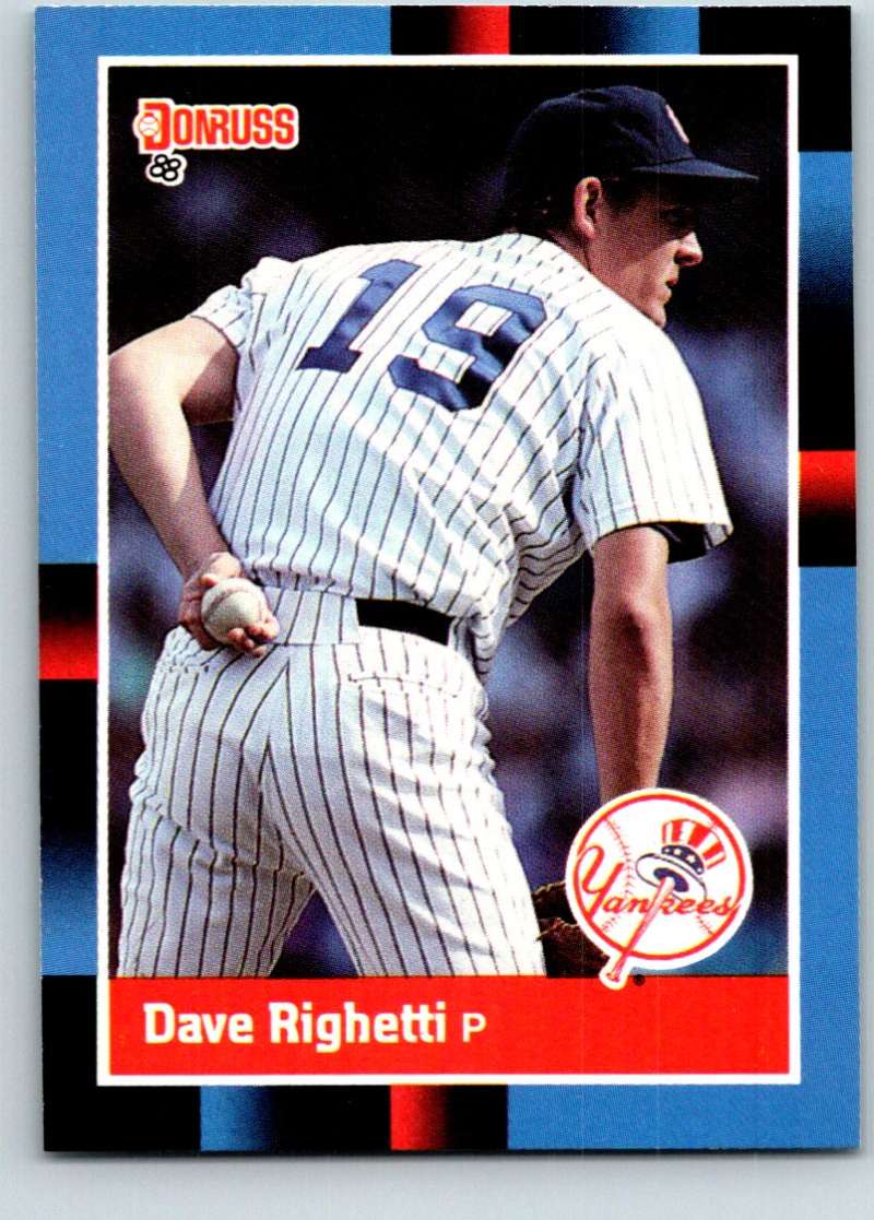 1988 Donruss #93 Dave Righetti Mint Image 1