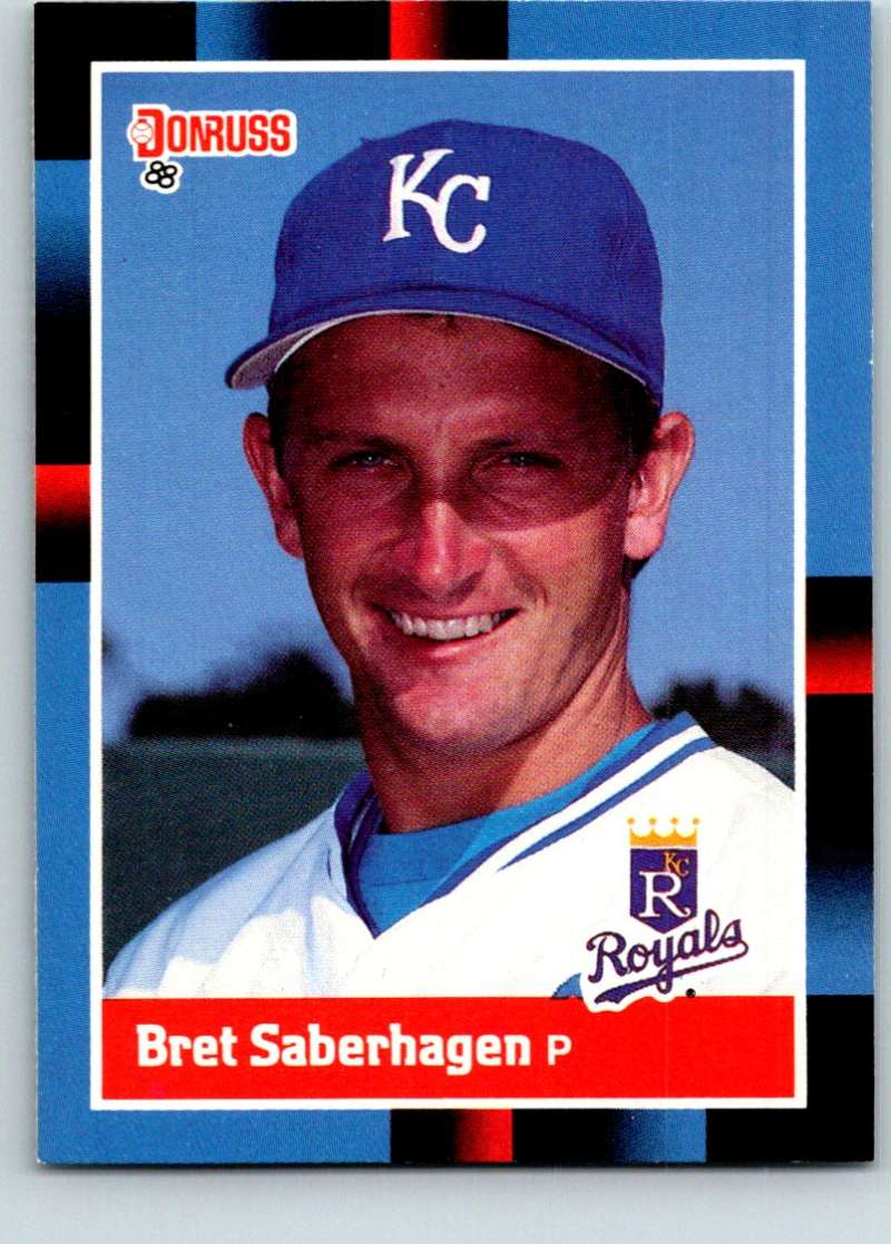 1988 Donruss #96 Bret Saberhagen Mint Image 1