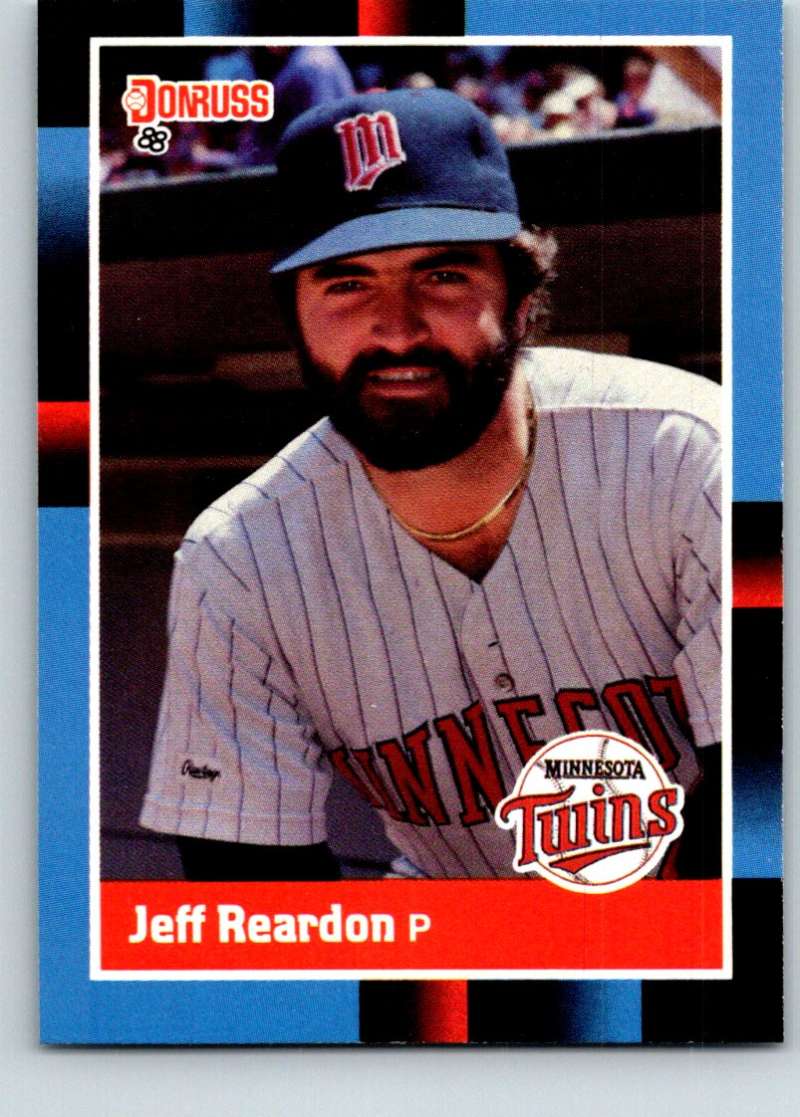 1988 Donruss #122 Jeff Reardon Mint Image 1
