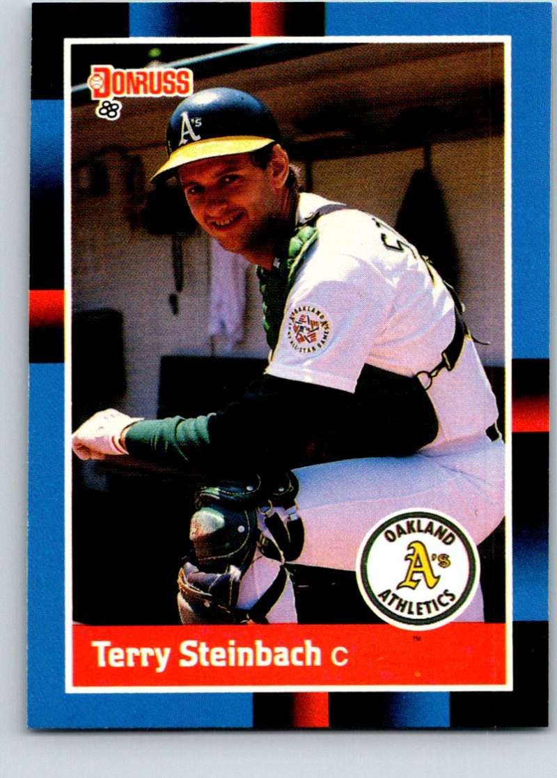 1988 Donruss #158 Terry Steinbach Mint Image 1