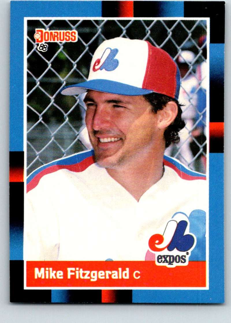 1988 Donruss #159 Mike Fitzgerald Mint Image 1
