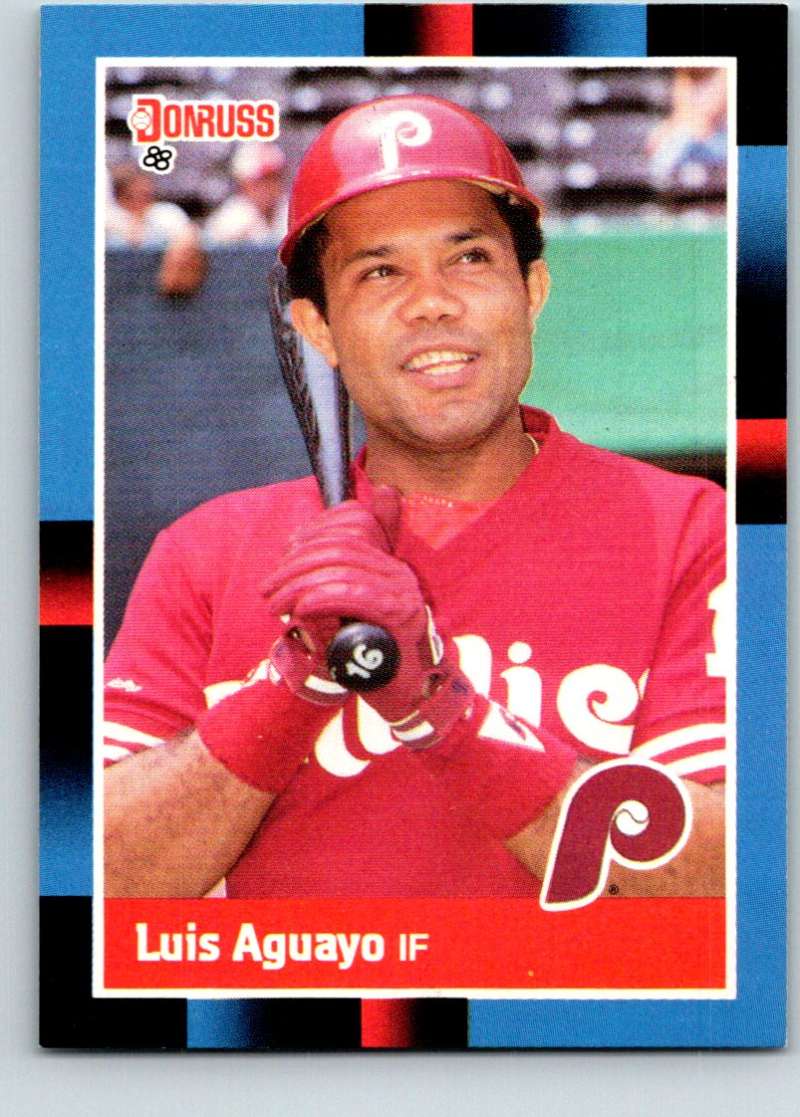 1988 Donruss #185 Luis Aguayo Mint Image 1