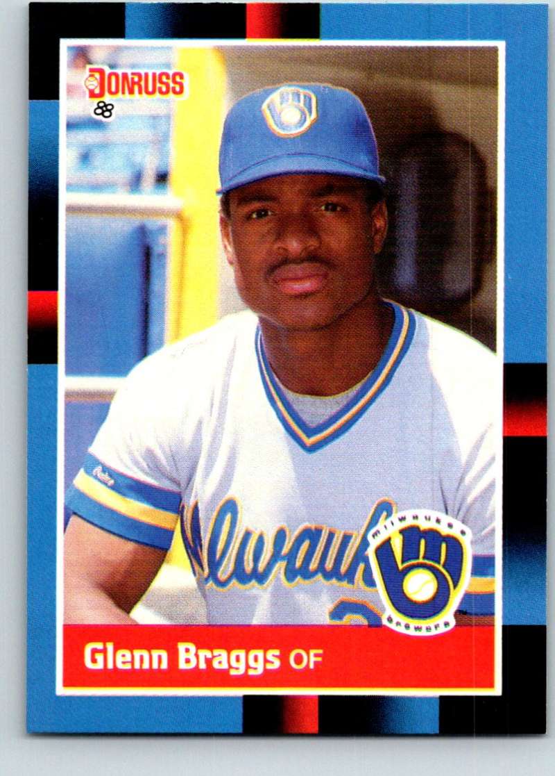 1988 Donruss #240 Glenn Braggs Mint Image 1