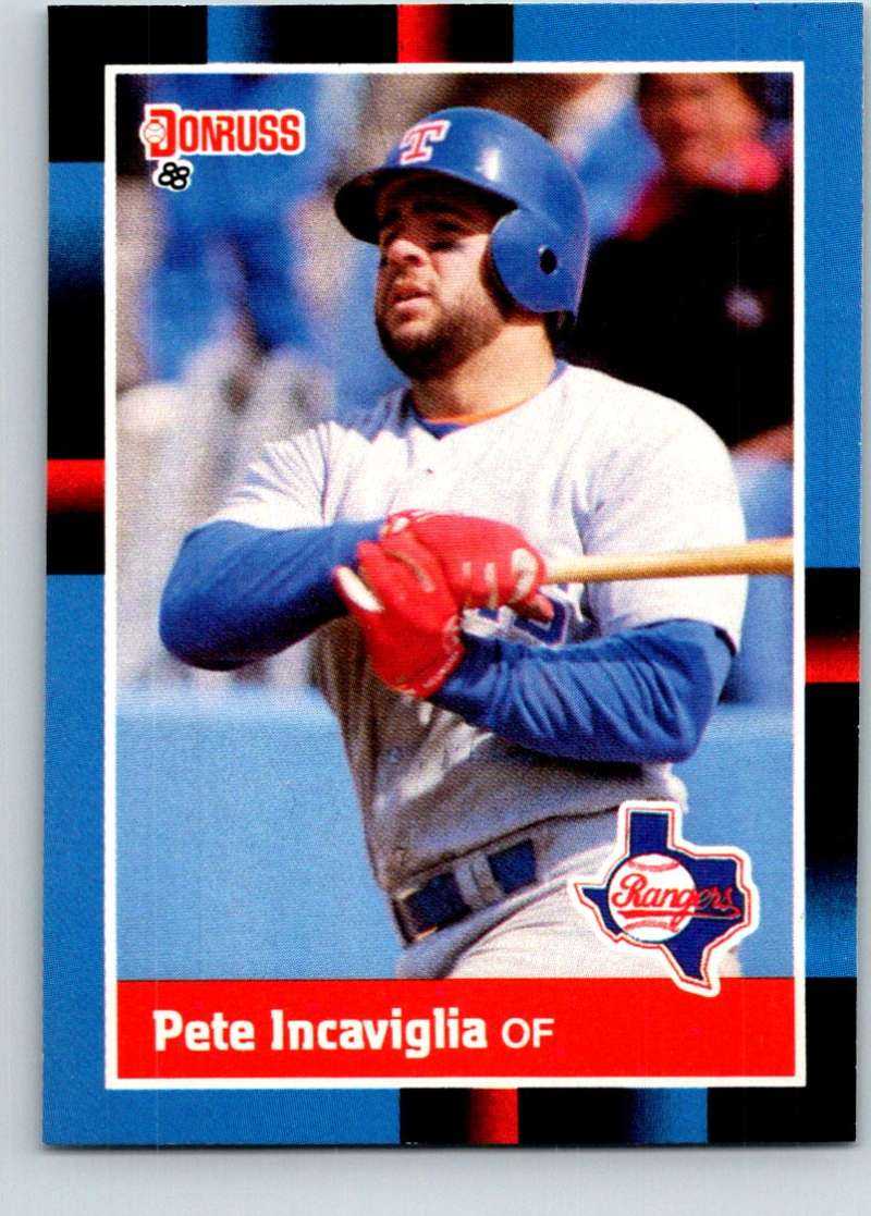 1988 Donruss #304 Pete Incaviglia Mint Image 1