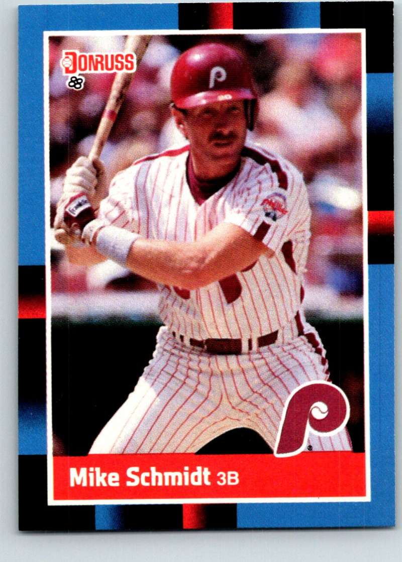 1988 Donruss #330 Mike Schmidt Mint Image 1