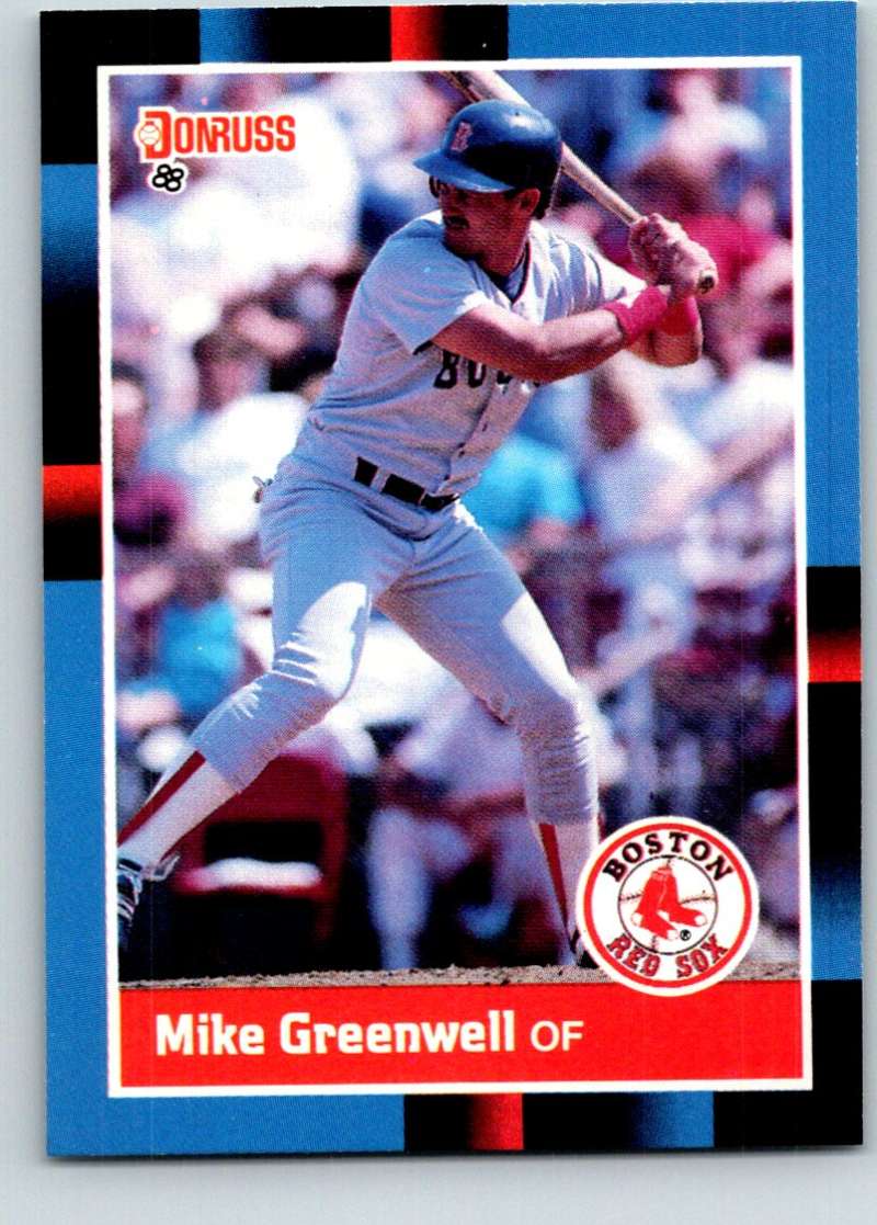 1988 Donruss #339 Mike Greenwell Mint Image 1