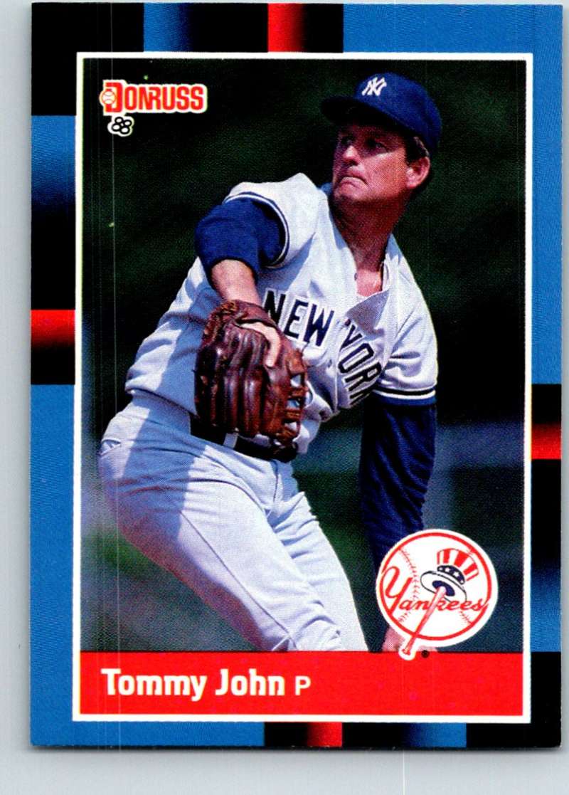 1988 Donruss #401 Tommy John Mint Image 1