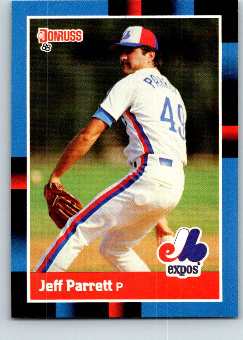 1988 Donruss #406 Jeff Parrett Mint Image 1