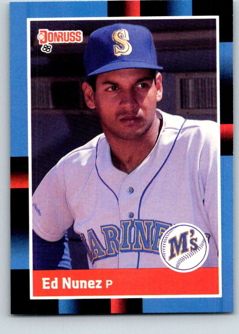 1988 Donruss #445 Edwin Nunez Mint Image 1