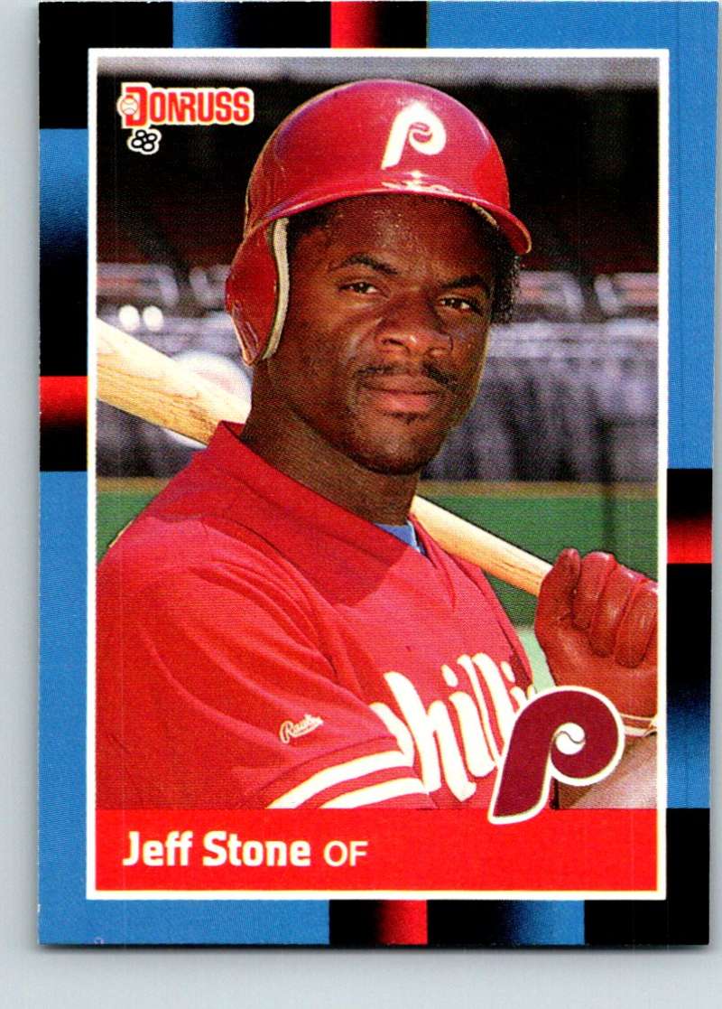 1988 Donruss #482 Jeff Stone Mint Image 1