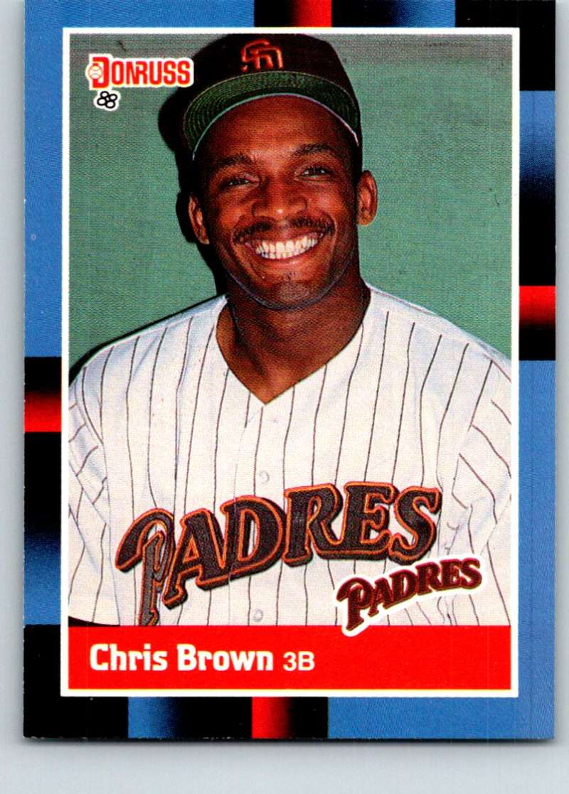 1988 Donruss #483 Chris Brown Mint Image 1